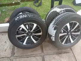 Ban dan velg ori pajero dakar ring 18