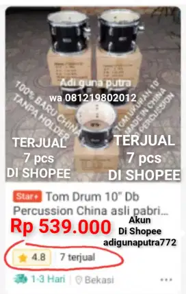 100%br TERMURAH TOM 10 DI SHOPE HITAM CHINA