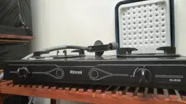 Jual kompor gas rinnai 2 tungku set