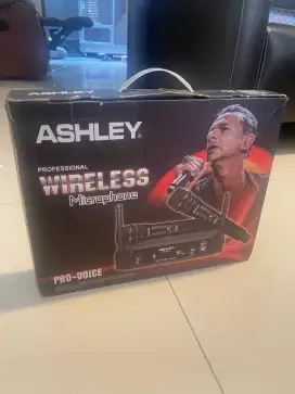 Mic Wireless Ashley Pro Voice Original Kondisi Like New