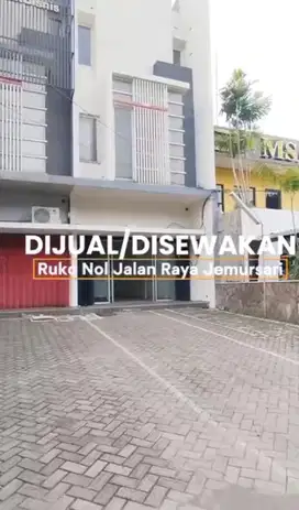 BANTING HARGA! DIJUAL RUKO NOL RAYA JEMURSARI! AREA STRATEGIS DAN RAME