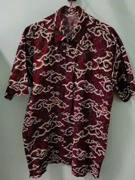 Kemeja batik pria lengan pendek