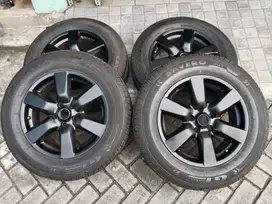 Velg OEM XTrail T31 dan ban baru 225/60 R17 Pcd 114 ban super tebal