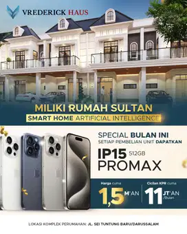 Villa Vrederick Haus Jalan Sei Tuntung Baru Daerah Iskandar Muda