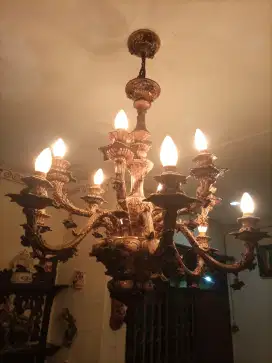 LAMPU CAPODIMONTE ORIGINAL ITALIA