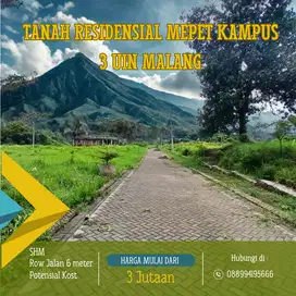 Tanah Dekat UIN 3 Dau Jalan Kaki ke Kampus Cocok Buat Kost-Kostan