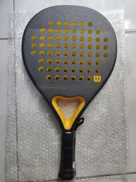Raket Padel BARU - Wilson Carbon Force Pro Gold Padel 2 - 4 1/4