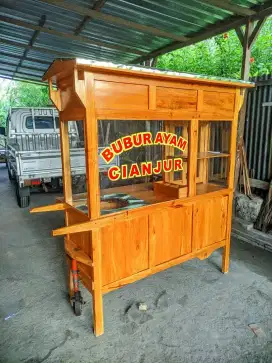 Gerobak bubur ayam, gerobak angkringan, gerobak dimsum, dll