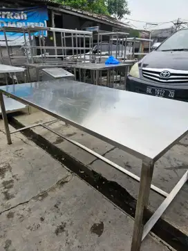meja stainless steel 1 susun