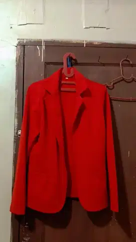 Preloved blazer scuba wanita