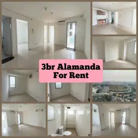 Sewa 3br UF Alamanda Bassura City ready unit