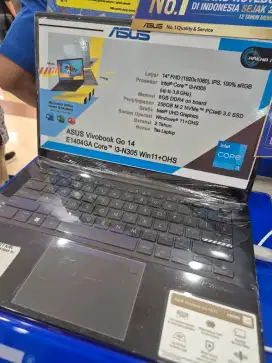 Segampang Itu Kredit Laptop Asus Intel Core I3 E1404GAFHD321 Bunga 0%