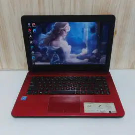 Asus X441m slim red edition Ram4GB/hdd1TB bogor