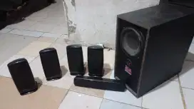 1set speaker pasif home teater samsung, mulus, no minus