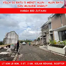 Jual Villa di Batu Murah 5 Menit Alun-Alun Batu