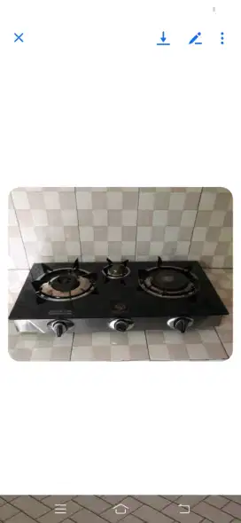 Dijual kompor gas merk vasa 3 tungku