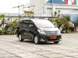 Toyota Alphard 2.4 G ATPM 2012 hitam automatic