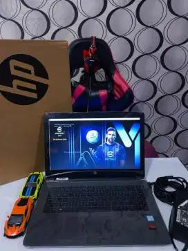 HP 14 F31 Core i7 RAM 16GB SSD 512GB Dual VGA Siap Editing