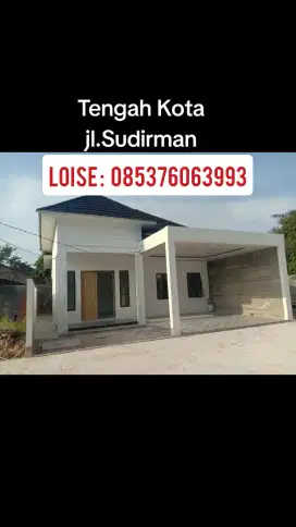 Rumah Tengah Kota Ready jl.Sudirman