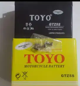 Jual aki Toyo aki kering motor