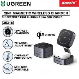 Ugreen 2-in-1 Magnetic Wireless Charger