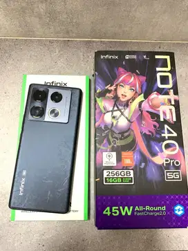 infinix note 40 pro 5g 8/256gb fullset