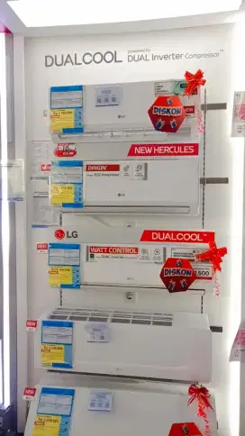 seGAMPANG ITU cicilan AC LG 0,5PK-1PK bunga rendah cicilan murah