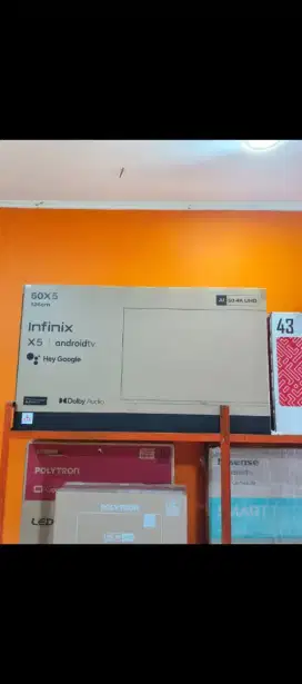 Infinix Android TV 50 inch promo terbatas bisa kredit