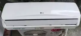 Ac LG 1/2 pk normal siap pakai