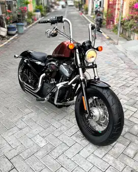HARLEY DAVIDSON SPORSTER 48 - Red Candy - Ape Hanger - 1200cc