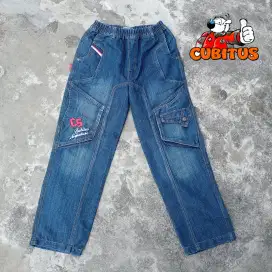 Cargo Cotton Jeans Cubitus Anak Remaja Signature Size 29