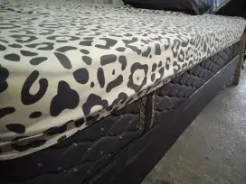 Kasur Single Ukuran 120x200 1 set dengan dipan papan Majalengka Kota