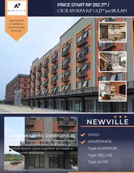 1.6 Jt/ Bulan Dijual Apartemen Ready Lippo Cikarang Real Estate