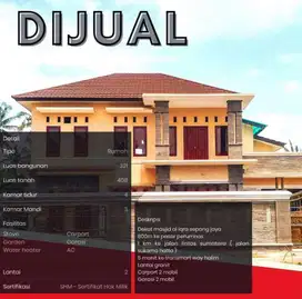 DIJUAL RUMAH LAMPUNG 2 Lantai! NEGO SAMPAI JADI!
