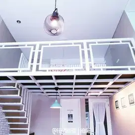 pagar, kanopi, handerson minimalis modern