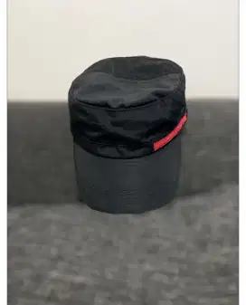 Topi caps komando hitam bahan halus bekas