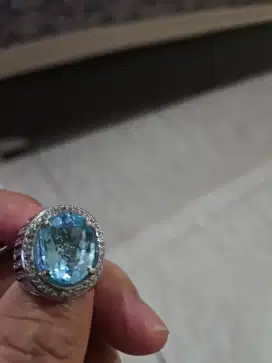 dijual batu blue Topaz swiss