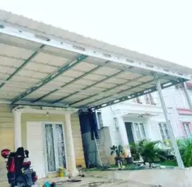 Canopi rangka baja ringat apa spndek pasir bergaransi