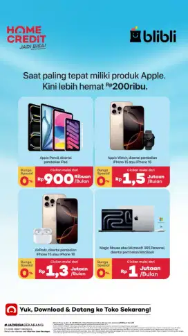 Kredit cicilan mulai dari 200rbu