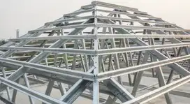 Renovasi atap rumah ganti atap baja ringan spandek pasir/polos