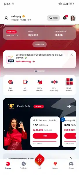 No cantik telkomsel simpati rapih langka 081222*222*