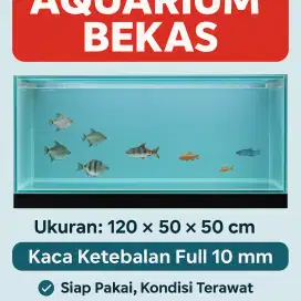 aquarium full set + meja hollow