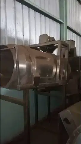 Mesin Oven Snack Double Drum (Spray Powder)
