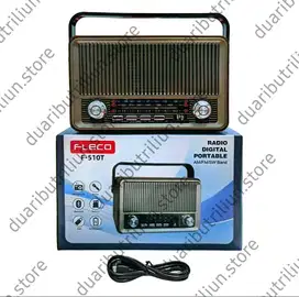 Fleco Radio Digital Portable F-510T AM/FM/SW Band/Radio FM/AM/SW