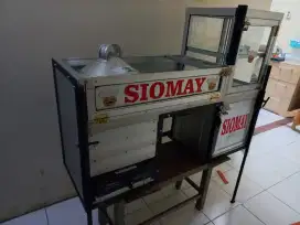 Gerobak siomay dandang dan kompor gas