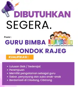 Lowongan Guru Bimba