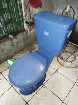 Kloset duduk dan wastafel