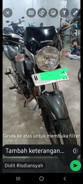 Honda tirev warna abu2 metalik tahun 2010