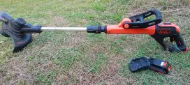 JUAL MESIN PEMOTONG RUMPUT BATERAI 18 V Black and Decker