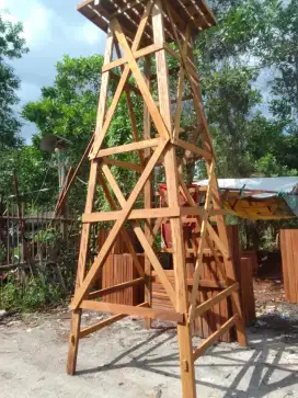 Tiang tandon langsung menara Ulin